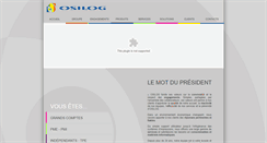 Desktop Screenshot of osilog.eu